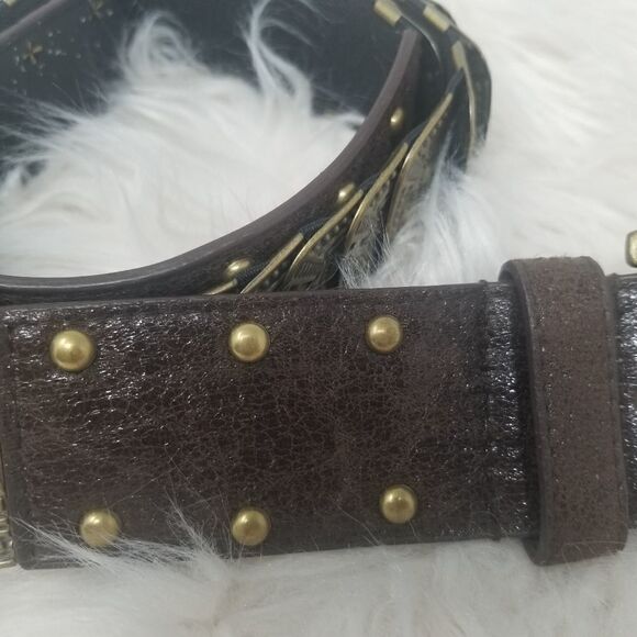 Beautiful Brown Gold Belt. - Picture 4 of 8
